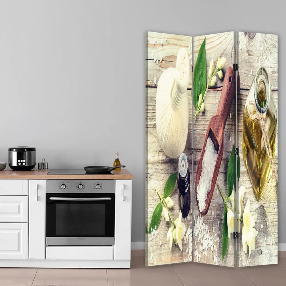 Gario Paraván Éterické korenie Rozmery: 180 x 170 cm, Prevedenie: Otočný paraván 360°