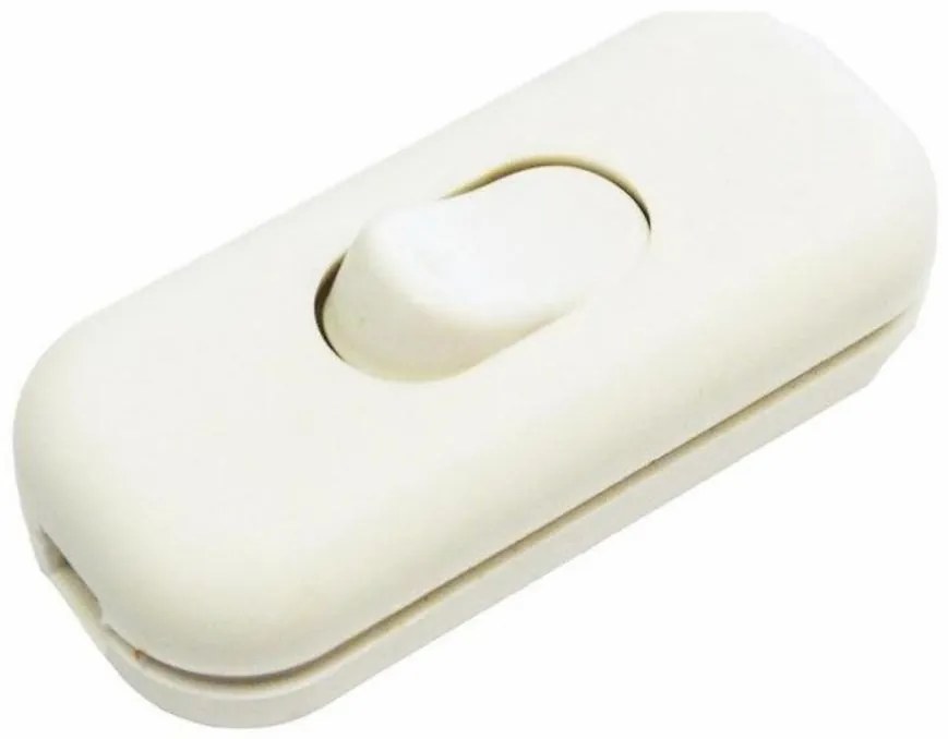 Vypínač WP20 1-pólový biely