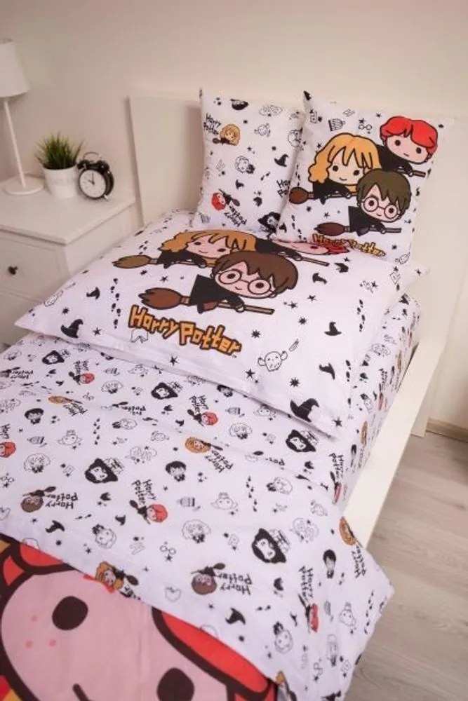 Jerry Fabrics Obliečky Harry Potter - Viacfarebná | 140 x 200 cm / 70 x 90 cm