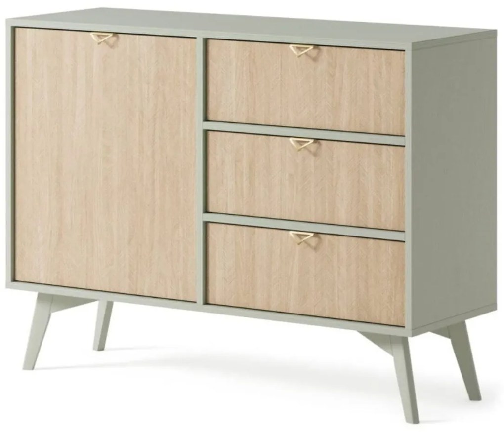 Jednodverová komoda so zásuvkami Forest (KSZD106)