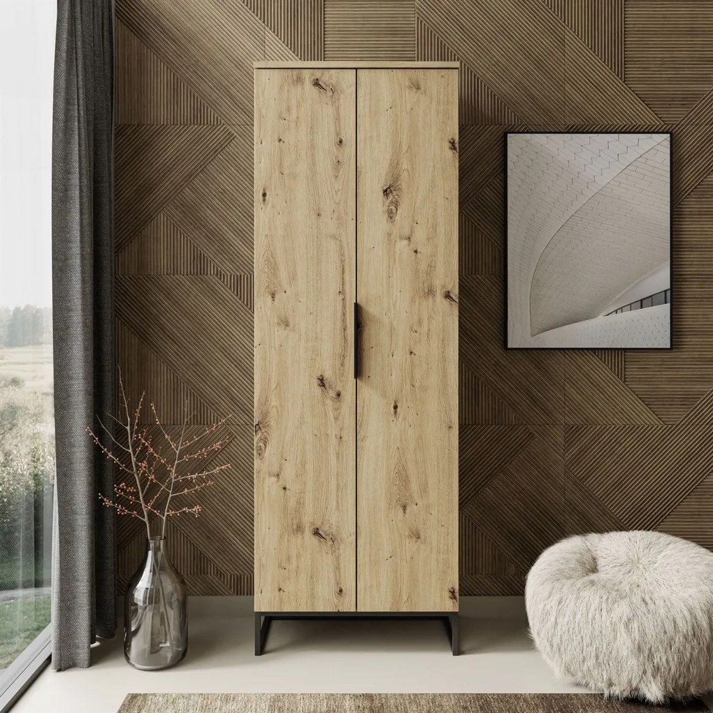 ŠATNÍKOVÁ SKRIŇA VALBO DUB ARTISAN 68 cm