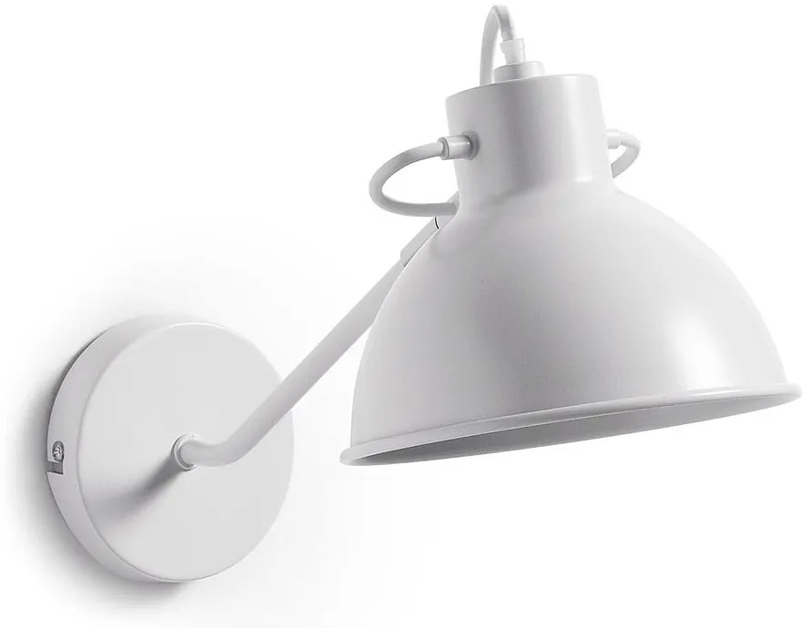 Biele nástenné svietidlo Offelis – Kave Home