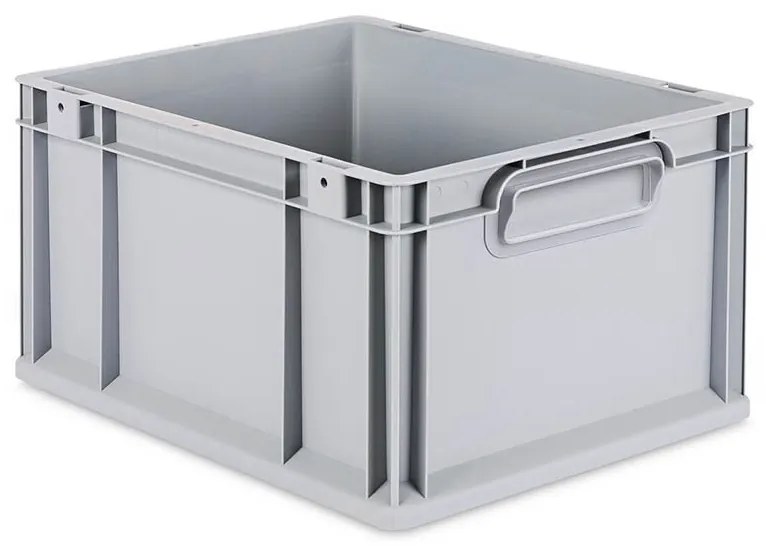 Sada 8 kusov - Eurobox Next Gen 2.0 - Stohovateľná nádoba s uzavretými rukoväťami - 400 x 300 x 220 mm