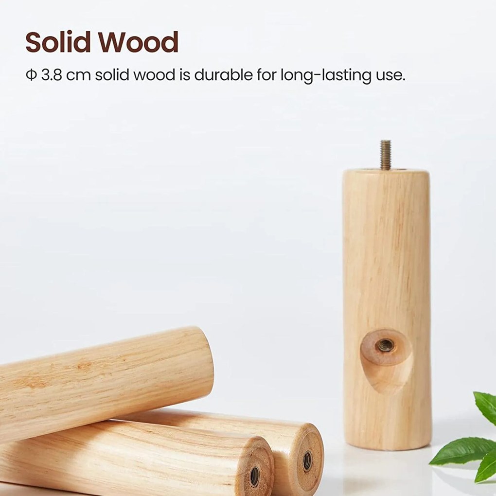 Stojací vešiak v tvare stromu s 8 háčikmi, 3 možnosti výšky, čierny