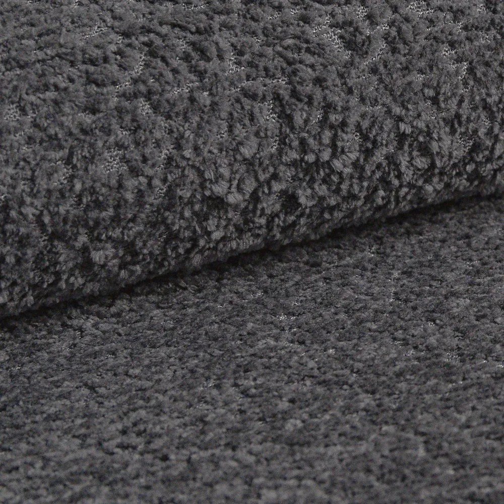 Tmavosivá čalúnená dvojlôžková posteľ s úložným priestorom s roštom 160x200 cm Mount – Micadoni