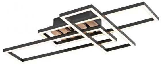 JUST LIGHT. 14051-79 - LED stropné svietidlo AKUSTIKA LED/20,5W/230V dub/čierna