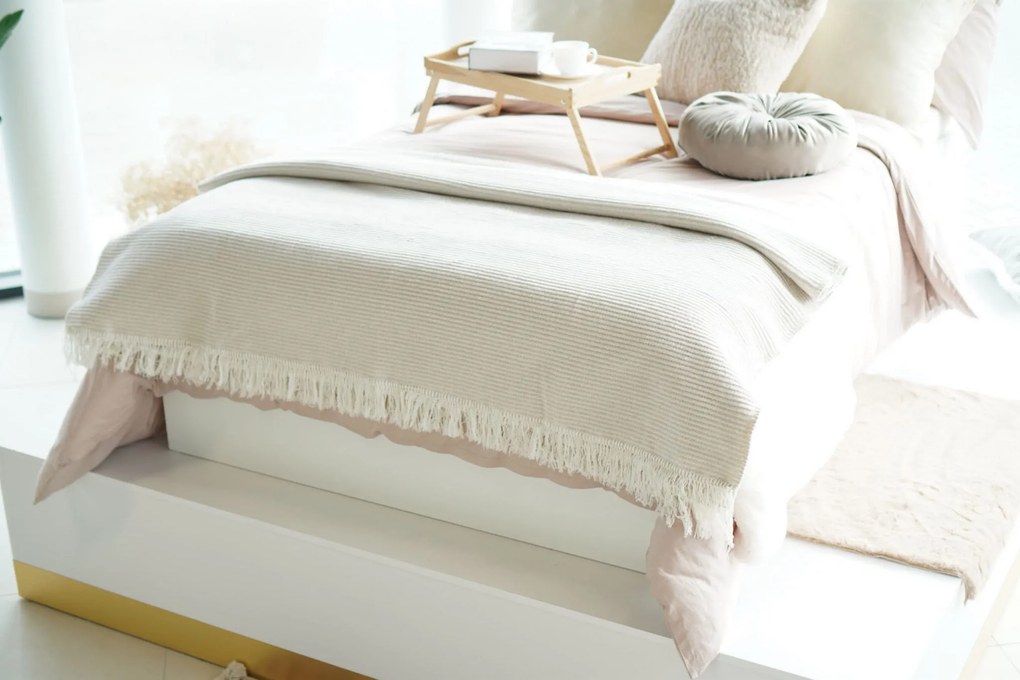 Deka LADY taupe Rozmer: 200x220 cm