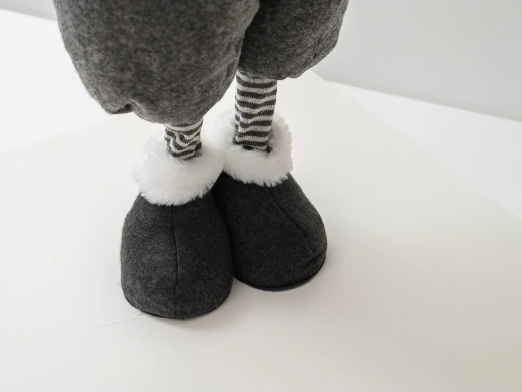 Dekoratívny trpaslík GNOME 90 cm, sivý