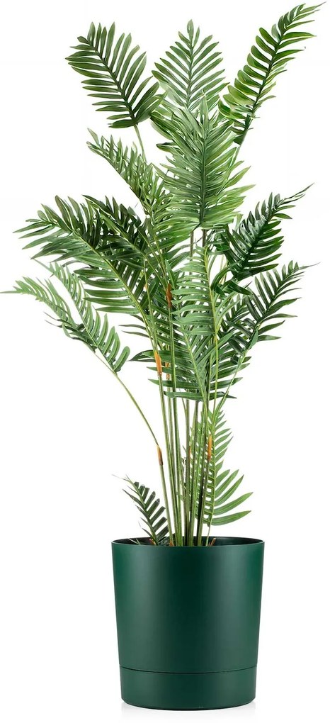 PLASTOVÝ KVETINÁČ AZALEA 35X37 CM TMAVOZELENÁ