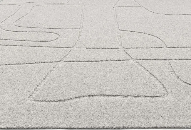 Koberec Agnella Morphic Morphic svetlosivý
