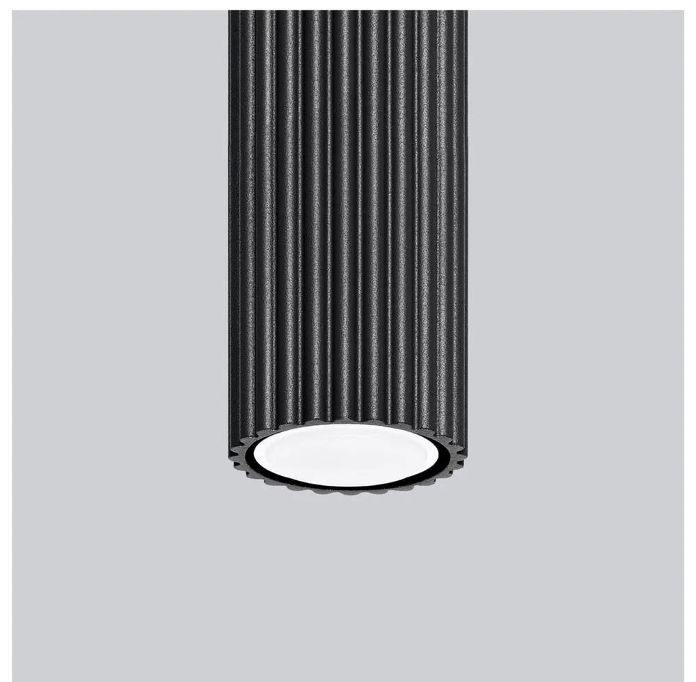 Čierne bodové svietidlo Gleam – Sollux