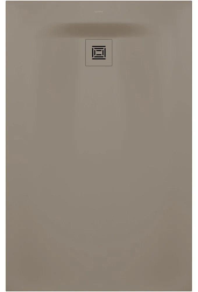 DURAVIT Sustano obdĺžniková sprchová vanička z materiálu DuraSolid, Antislip, 1400 x 900 x 30 mm, matná béžová, 720281640000000