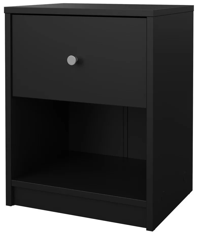 Čierny nočný stolík May – Tvilum