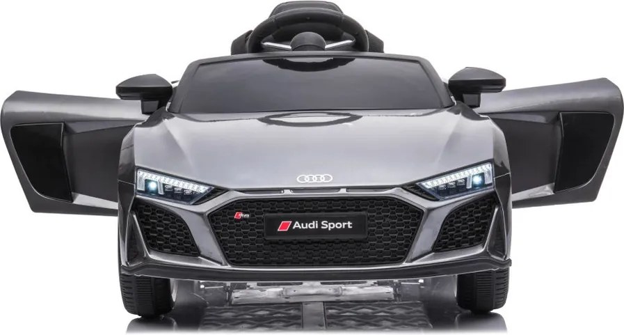 LEAN CARS Elektrické autíčko Audi R8 Lift A300 strieborné