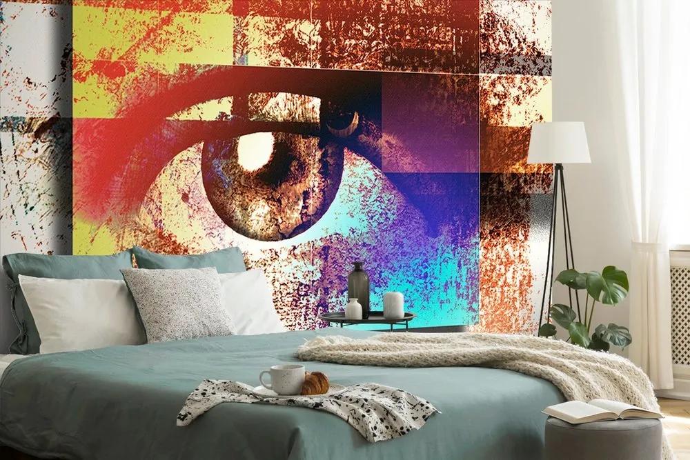 Samolepiaca tapeta surrealistické oko - 150x100