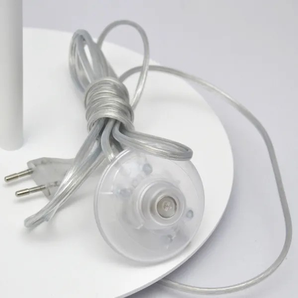 LED Stojacia lampa HELEN 1xE27/15W/230V biela