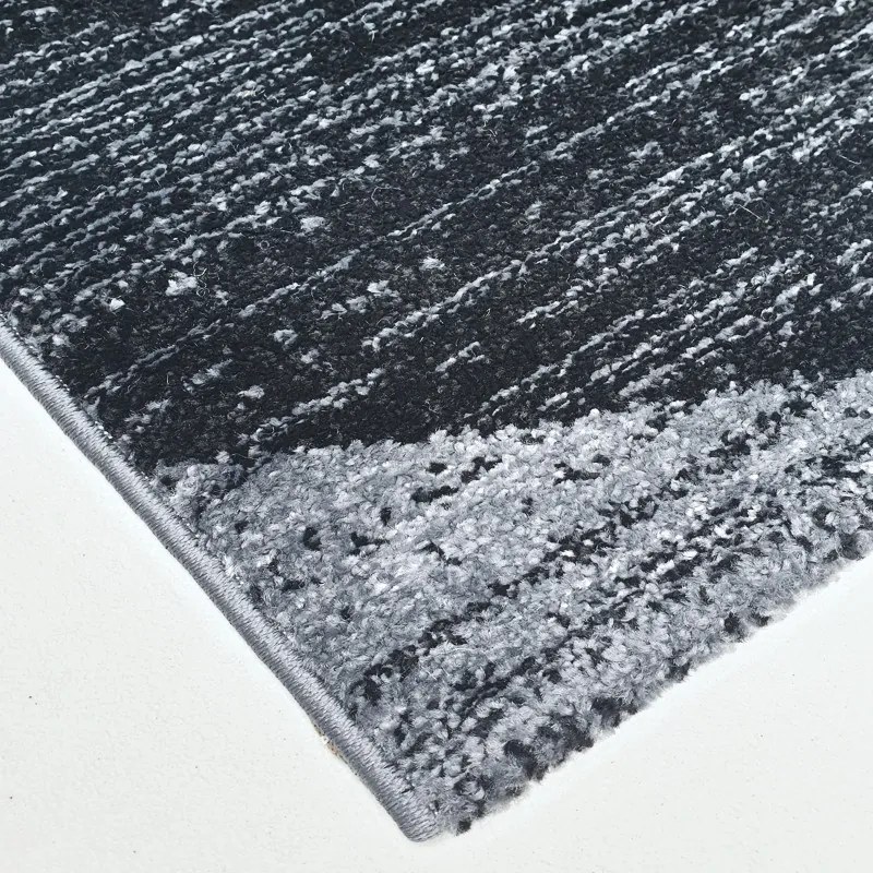 Kusový koberec Florida New 308-72 grey/black, 120x170, šedá, chodba / predsieň, Spoltex