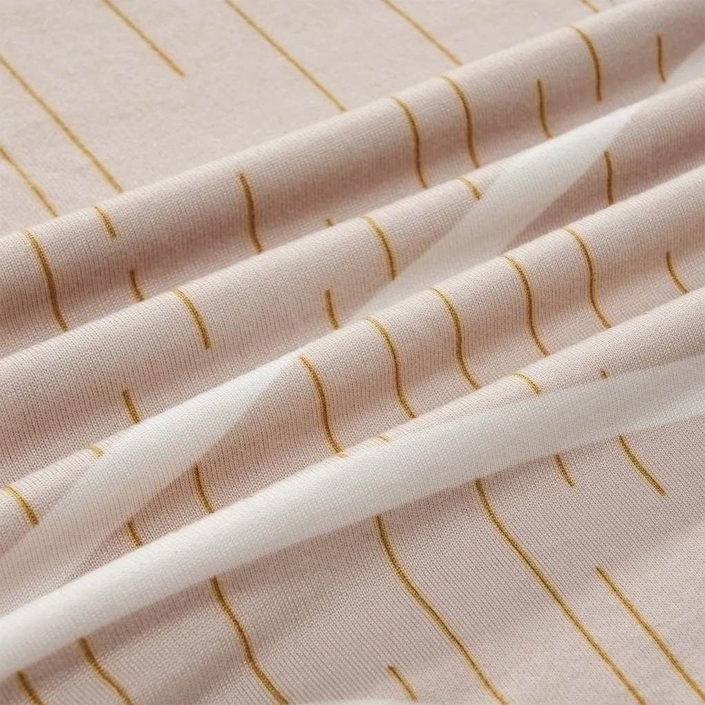 4Home Napínací poťah na stoličku Abstract béžová, 45-50 cm, súprava 2 ks