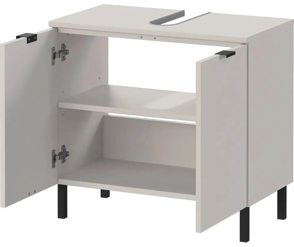 Krémová skrinka pod umývadlo 60x56 cm Arcena – Germania