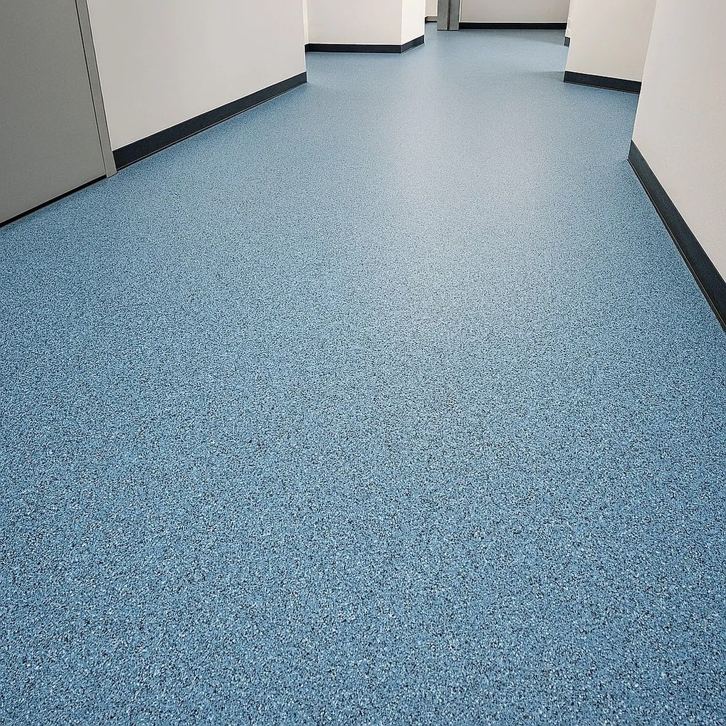 Gerflor, PVC podlaha - lino Flexar Nerok 2182 Pixel Ocean, na mieru, šíře 2m,4m, modrá, bez podkladu, chodba / predsieň