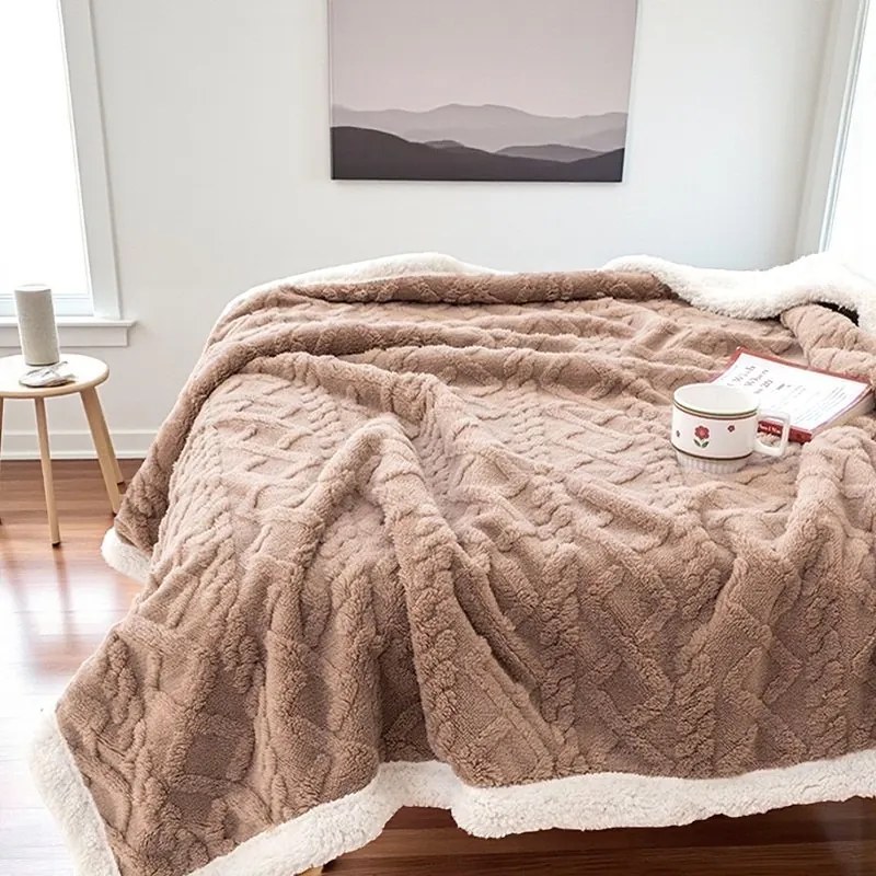 Hrejivá barančeková deka Homa KOBELA CAPPUCCINO