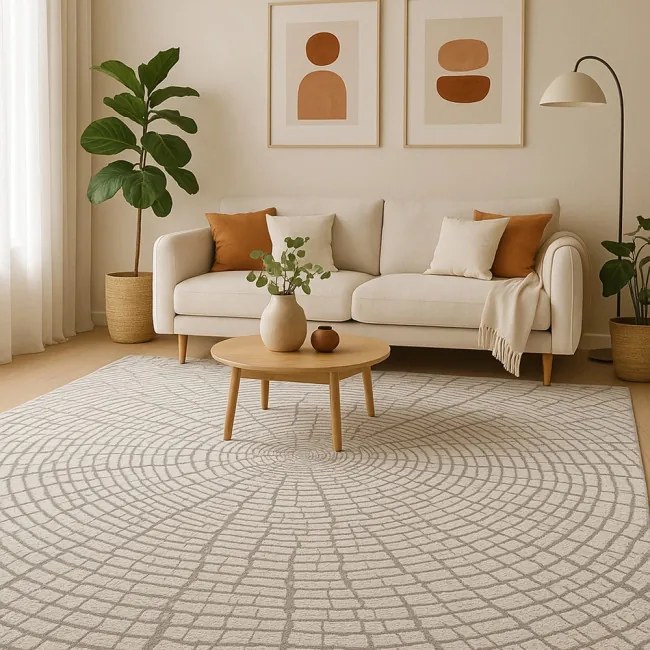 Koberec POLO peň / sivý