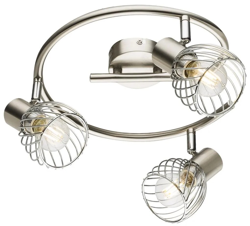 Globo 54809-3 - Bodové svietidlo TEXAS 3xE14/40W/230V matný chróm