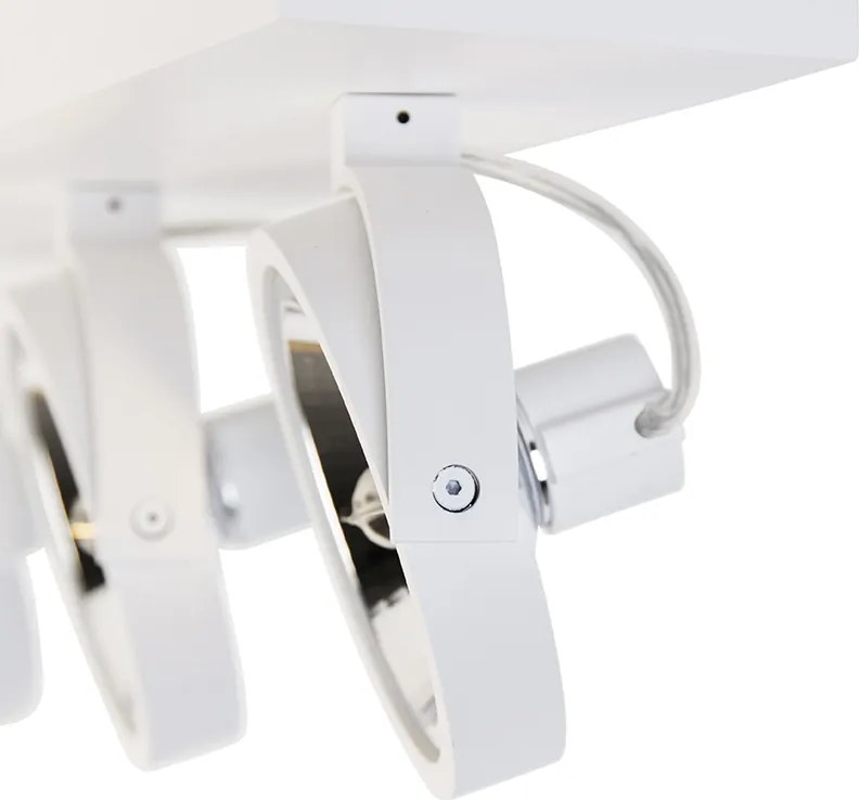 Dizajnové bodové svetlo biele nastaviteľné 3-svetlo - Go