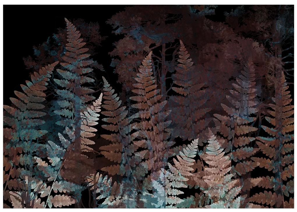 Artgeist Fototapeta - Ferns in the Woods - Third Variant Veľkosť: 300x210, Verzia: Standard