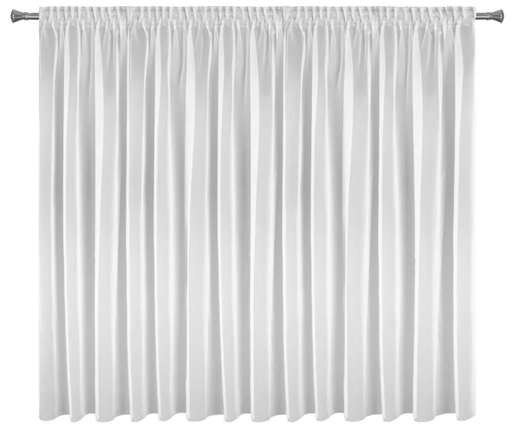 ZÁCLONA NA PÁSKE ESEL 350X150 CM BIELA