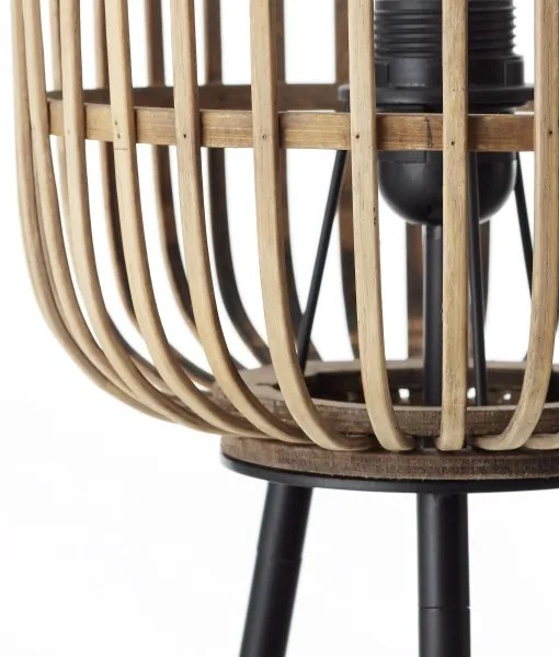 Brilliant - Stojacia lampa WOODROW 1xE27/60W/230V bambus