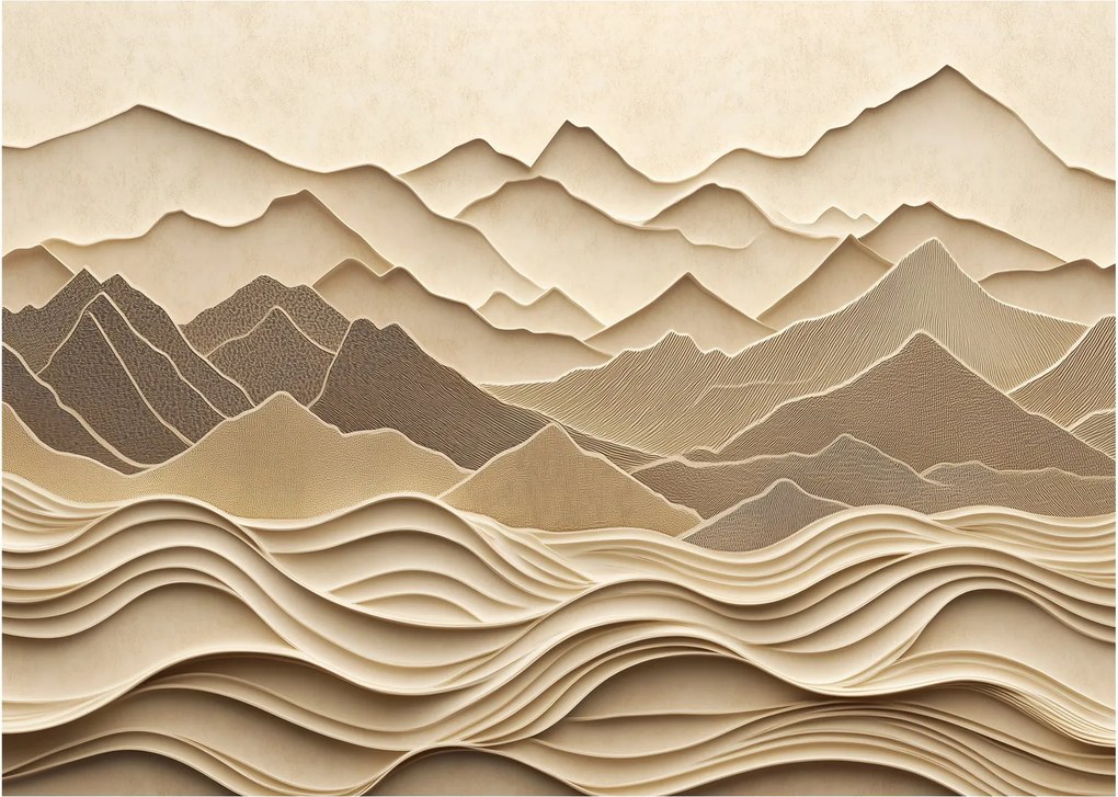 Obraz - 3D línia hôr (70x50 cm)