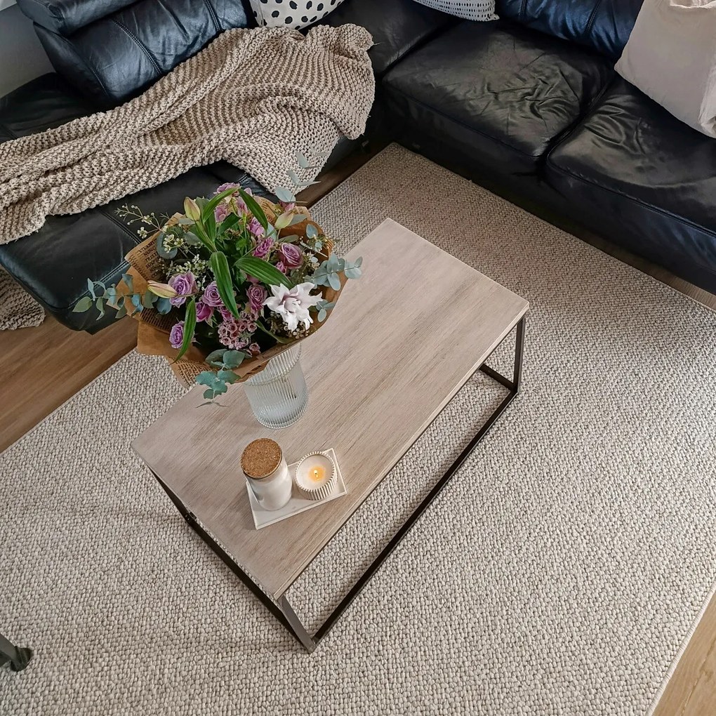 BT Carpet, Kusový koberec Wolly 102843, 200x300, biela, obývacia izba