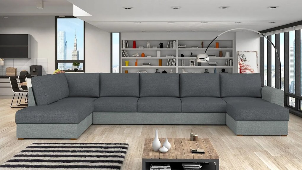 Rohová sedačka Astana Large Premium, Dostupné poťahy: Abriamo 04, Strana: Ľavá - U