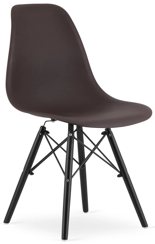 Stolička OSAKA káva / čierne nohy x 4 9401 80 00 00