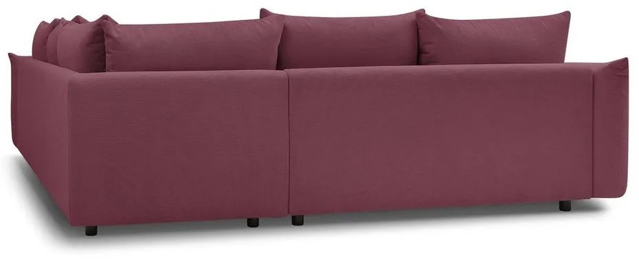 Vínová rohová pohovka Ernest – Bobochic Paris