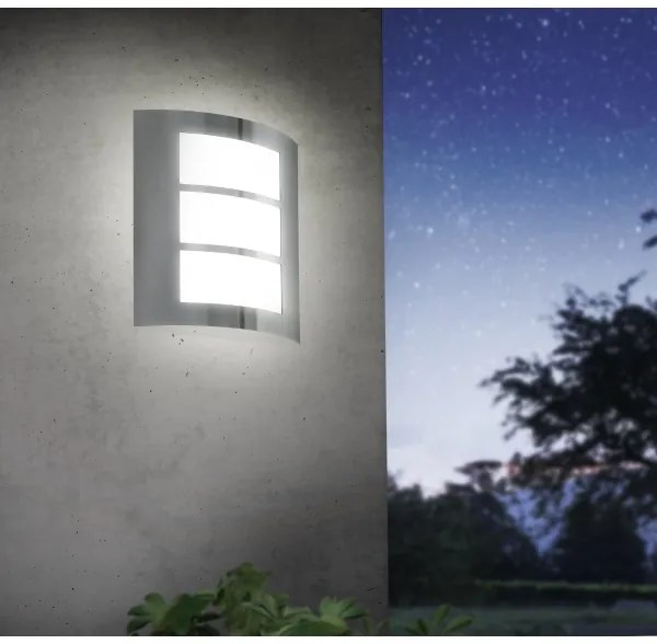 EGLO 88139 - Vonkajšie nástenné svietidlo CITY 1xE27/15W/230V IP44