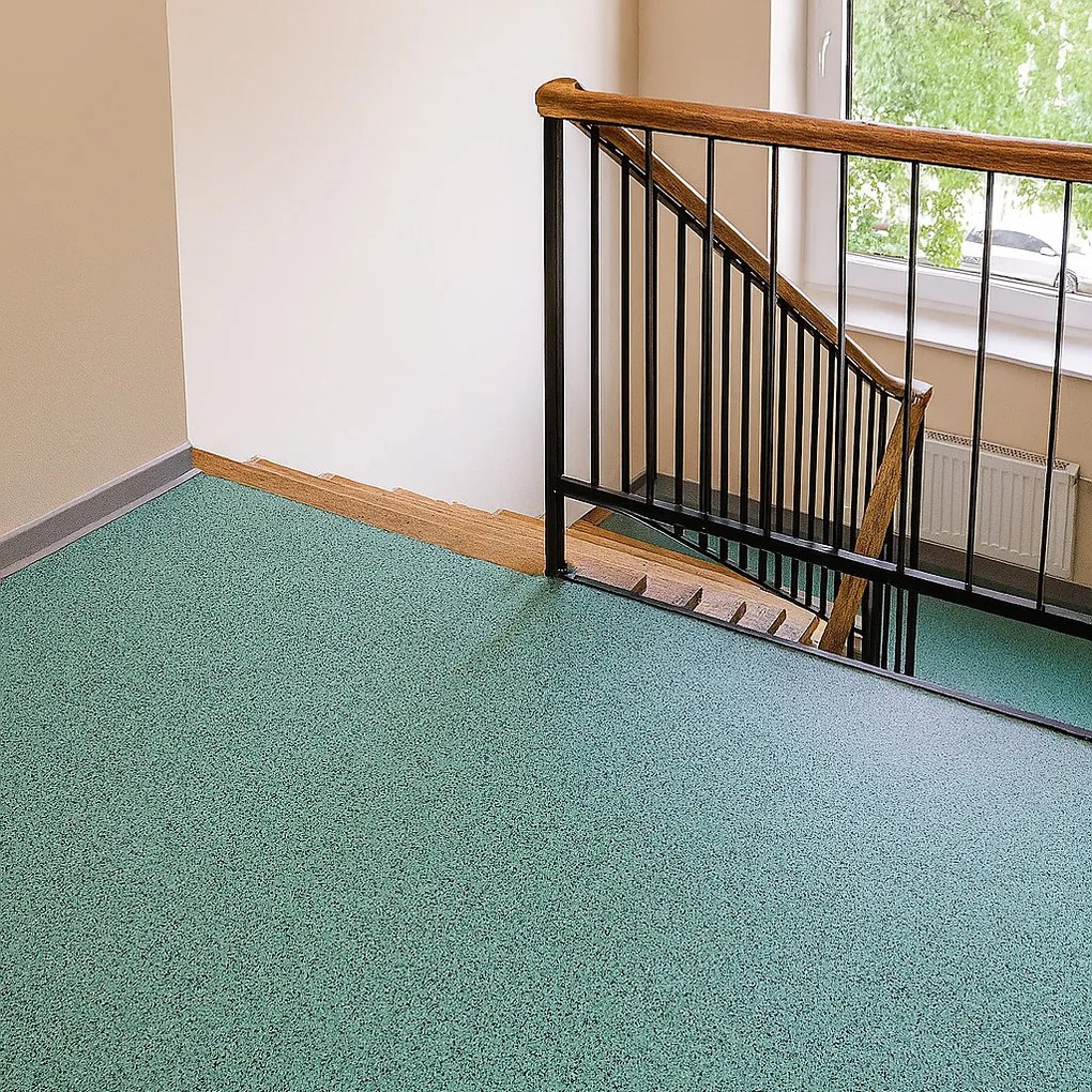 Gerflor, PVC podlaha - lino Flexar Nerok 2181 Pixel Meadow, na mieru, šíře 2m,4m, zelená, bez podkladu, chodba / predsieň