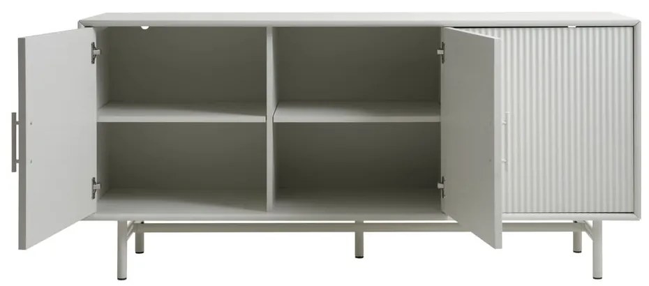 Sivá komoda 160x75x45 cm Palma – Unique Furniture