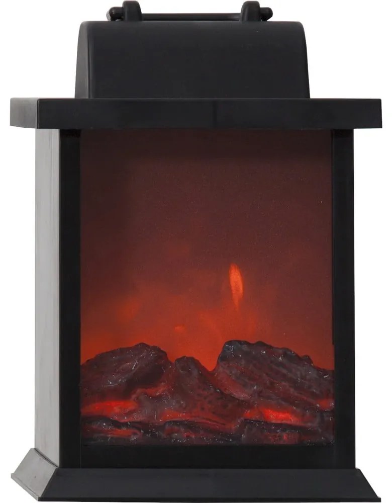 Svetelná LED dekorácia s imitáciou plameňa Star Trading Fireplace, šírka 15 cm