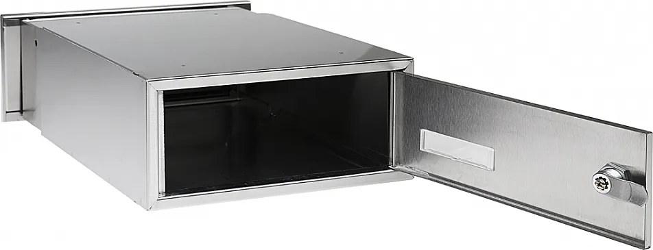 Poštová schránka RICHTER BK38.RN pre zamurovanie do stĺpika (NEREZ), RICHTER Nerez matný