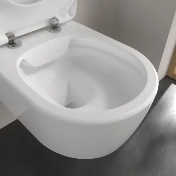 Villeroy & Boch 5656RSR1 - Závesné WC so sedátkom SoftClose AVENTO keramika/biela