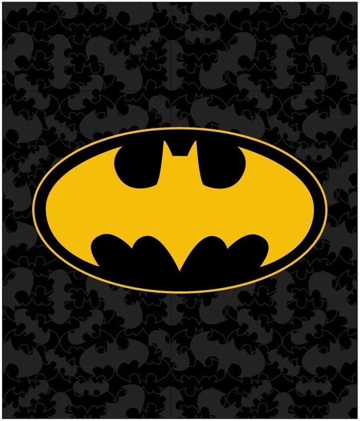 Fleecová deka Batman - nano coral s gramážou 220 gr./m² - 120 x 150 cm