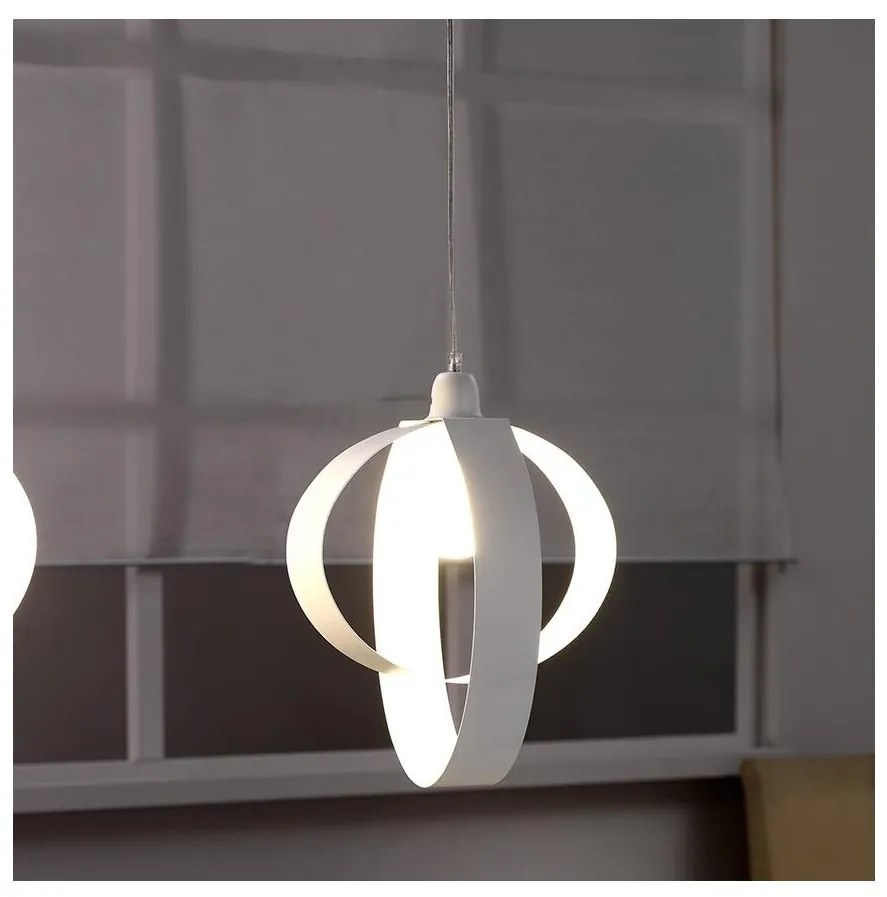 ONLI - Luster na lanku SERENA 1xE27/22W/230V biela