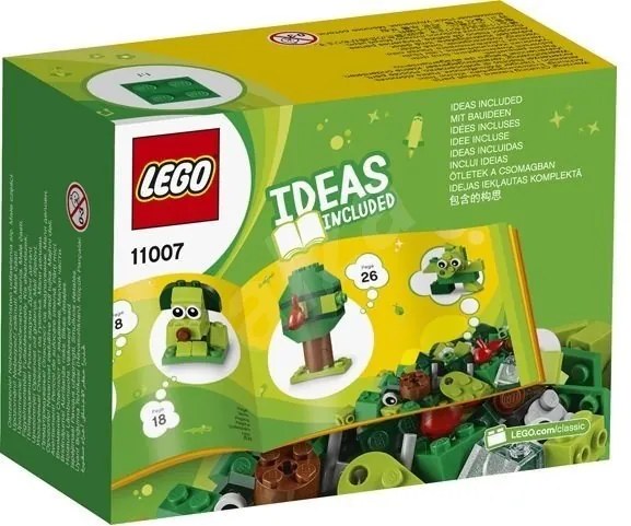 LEGO Classic kreatívne kocky zelené