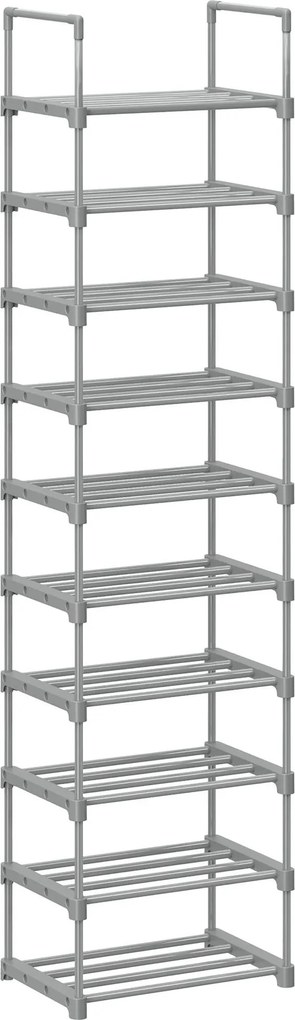 XXXLutz REGÁL NA TOPÁNKY, sivá, 45/174/30 cm Boxxx - Online Only drobný nábytok - 002543010101