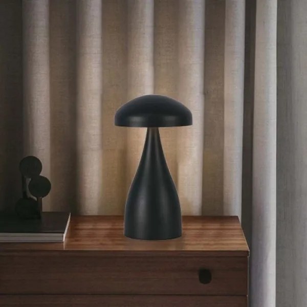 LED Stmievateľná dobíjacia stolná lampa LED/1W/5V 3000-6000K 1800 mAh čierna