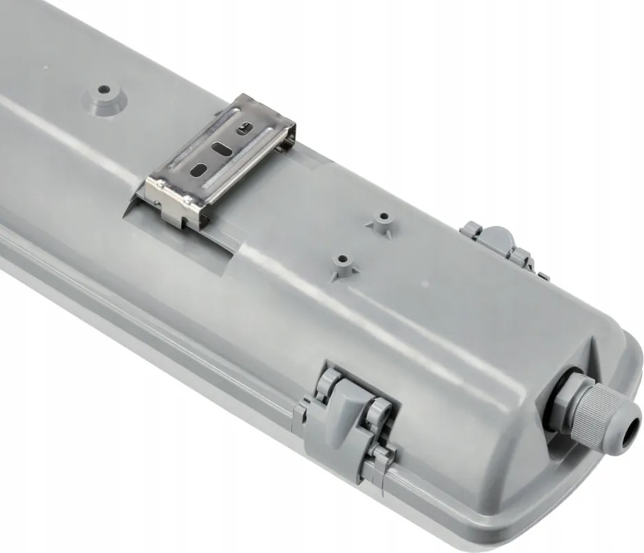 Sada LED svietidiel, hermetické svietidlo, 60 cm, 18 W, 2880 lm, 6500 K, do garáže, s plechom