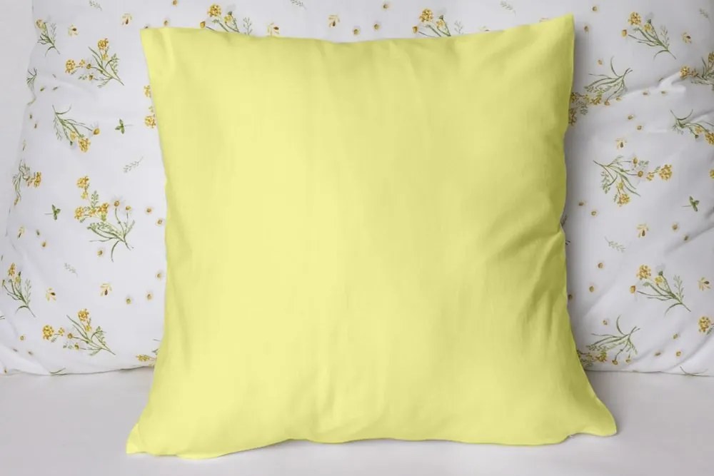 Polášek Jednofarebná obliečka na vankúš Jersey - Svetlomodrá | 50 x 50 cm