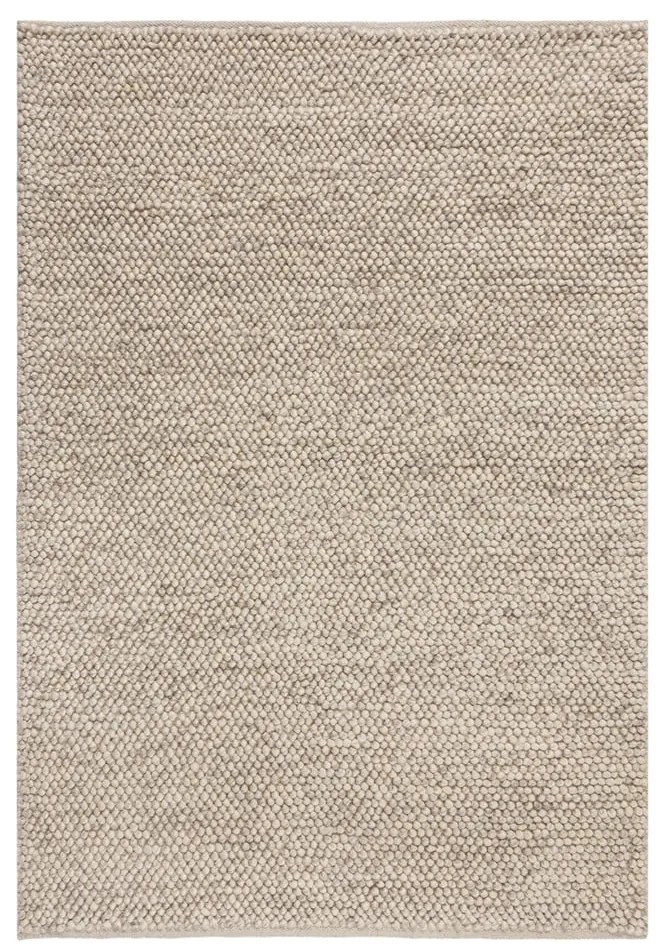 Svetlosivý vlnený koberec Flair Rugs Minerals, 120 x 170 cm